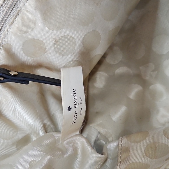 Kate Spade Hayden Black Peddle Leather Bag 2 Way Bag 9x9 - Picture 8 of 11